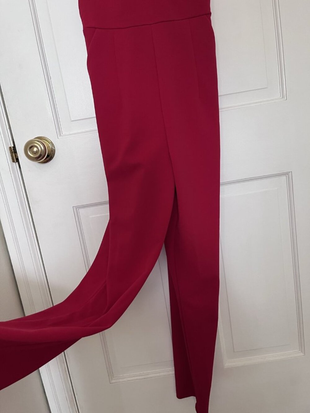 Lulus Red Ruffle Jumpsuit - Picture 2 of 5